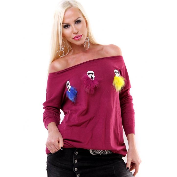 Pullover Bluoltre - Faces - Bordeaux