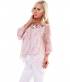 Bluse H-Trend - Volants - Weiss