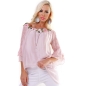 Bluse H-Trend - Volants - Weiss