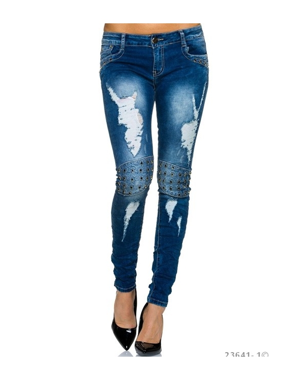 Jeans Original - Destroyed - Blau