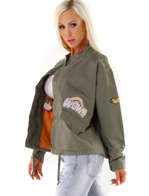 Jacke Z°Design - Patches - Rosa