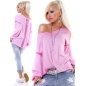 Pullover Fashion - Spitze - Pink