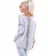 Pullover Fashion - Spitze - Grau