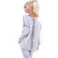 Pullover Fashion - Spitze - Grau