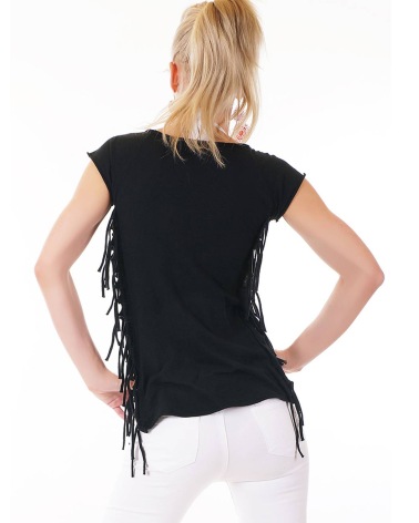 Top Made In Italy - Pump Print - Schwarz