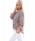 Bluse Bellina - Sternendruck - Taupe