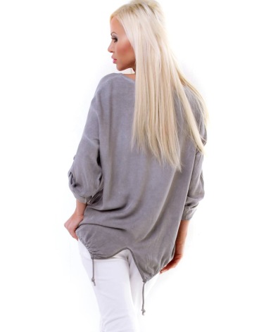 Bluse Bellina - Sternendruck - Weiss