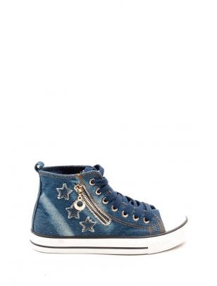 Sneakers Girlhood - Sterne - Blau