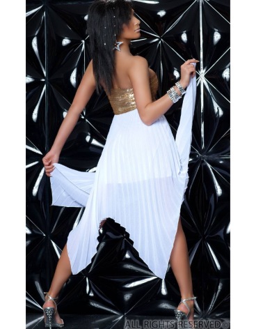 Kleid No Go - Bandeau - Weiss
