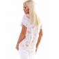 Kurzarmshirt 5People!S - Ananas/Flamingo - Creme