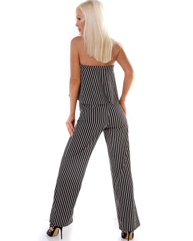 Top mit Hose - Trendy Store - Schwarz/Weiss
