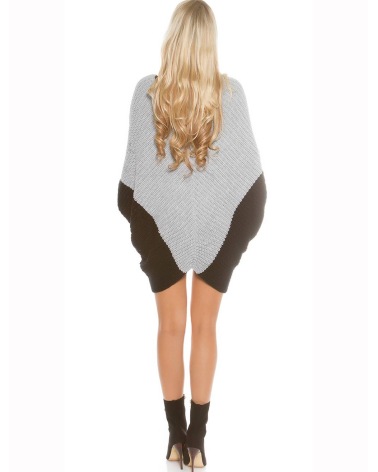 Pullover Koucla - Fledermausärmel - Grau