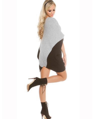 Pullover Koucla - Fledermausärmel - Grau