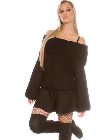 Pullover Koucla - Rollkragen - Schwarz