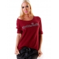 Langarmshirt Beautiful - Mademoiselle - Bordeaux