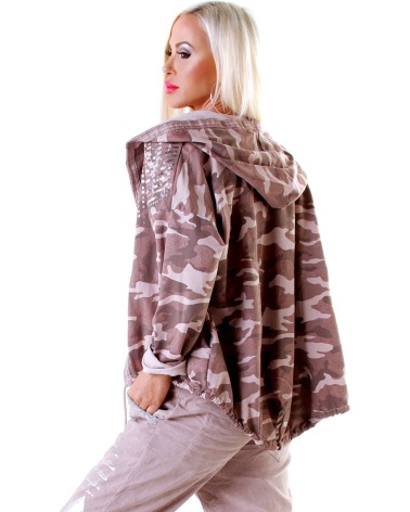 Jacke Livan's - Cool Camouflage - Rosa