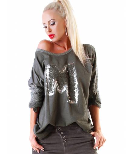 Pullover M&G - Sweat und Strick - Khaki