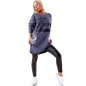 Kleid Make with Love - Oversized - Blau