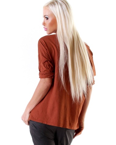 Langarmshirt New Jeans - Rock - Cognac
