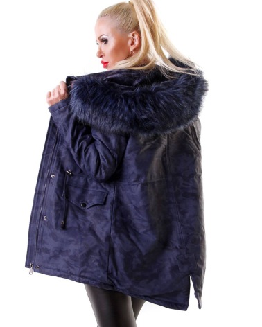 Jacke Zac&Zoe - Parka - Blau/Camouflage