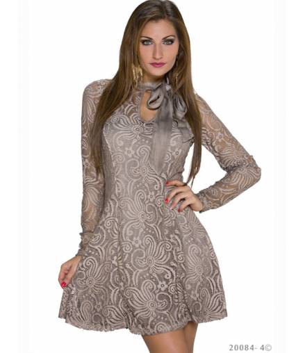 Kleid Miss Romance - Spitze/Transparent - Cinder