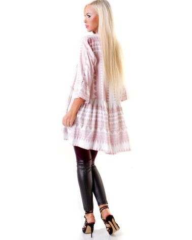 Tunika Kleid 5People!S - Zacken - Rosa