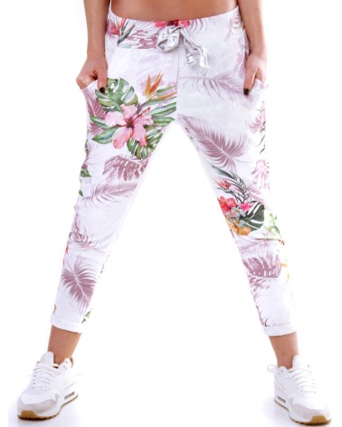 Hose 5People!S - Jungle Print - Beere