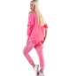 Hose Chino Make with Love - Zierstreifen - Pink