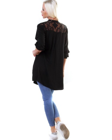 Bluse Sweet Lover - Spitze - Schwarz
