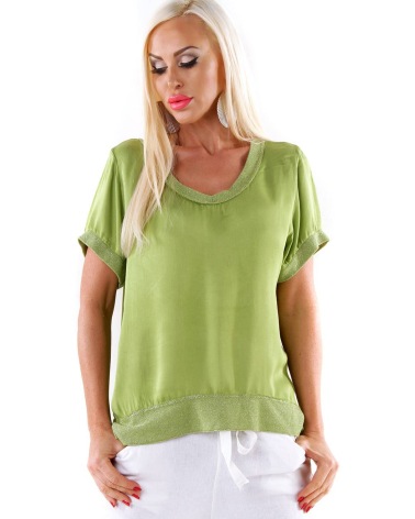 Kurzarmshirt Royal Estetica - Stoffmix - Grün