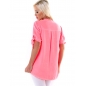 Kurzarmshirt 5People!S - Legere - Neonkoralle