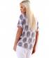 Kurzarmshirt 5People!S - Skull - Blau