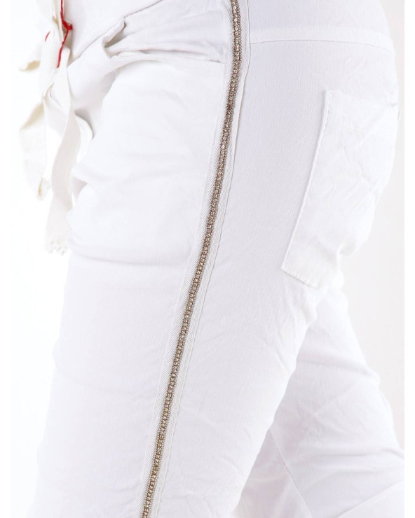 Bermuda 5People!S - Strass - Weiss