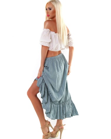 Rock Sweet Lover - Punkte - Blaugrau/Weiss