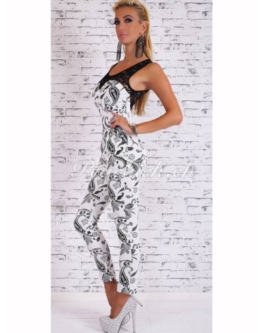 Overall LV & Gold - Elegant - Creme/Schwarz