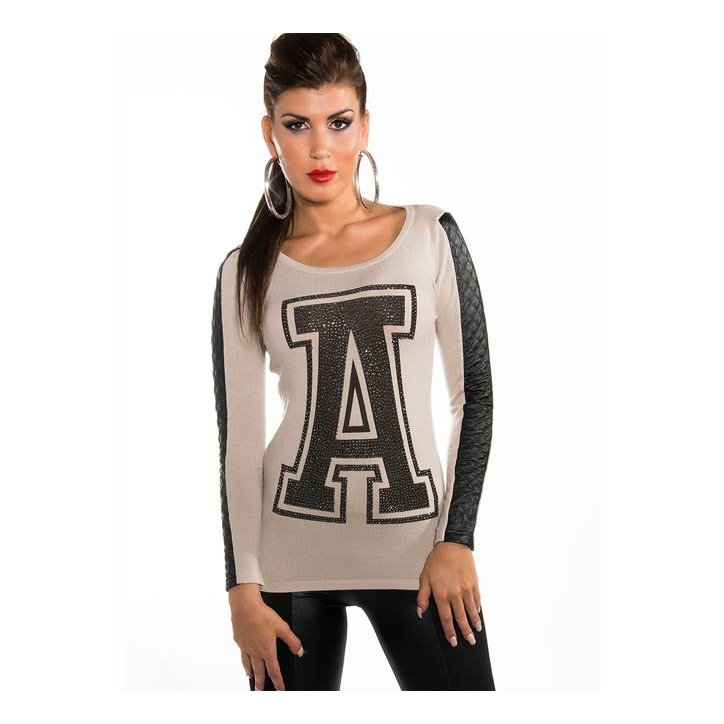 Pullover Koucla - College - Beige