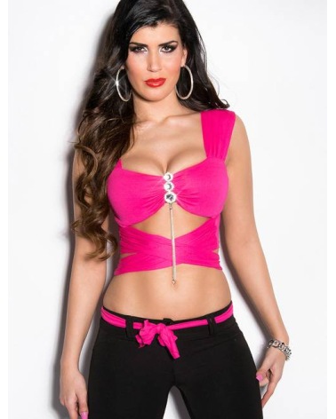 Wickeltop Koucla - Brosche - Pink