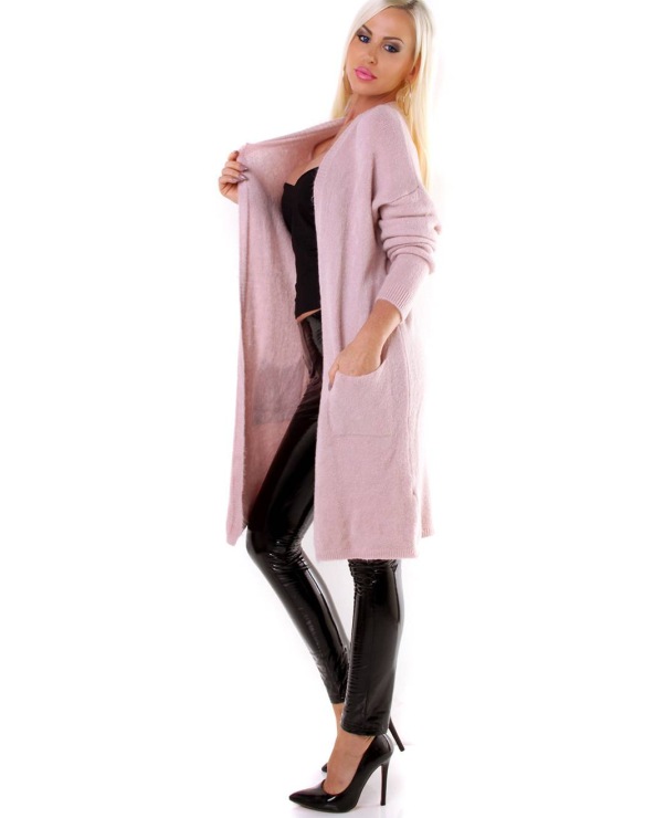 Jacke 5People!S - Flauschig - Rosa