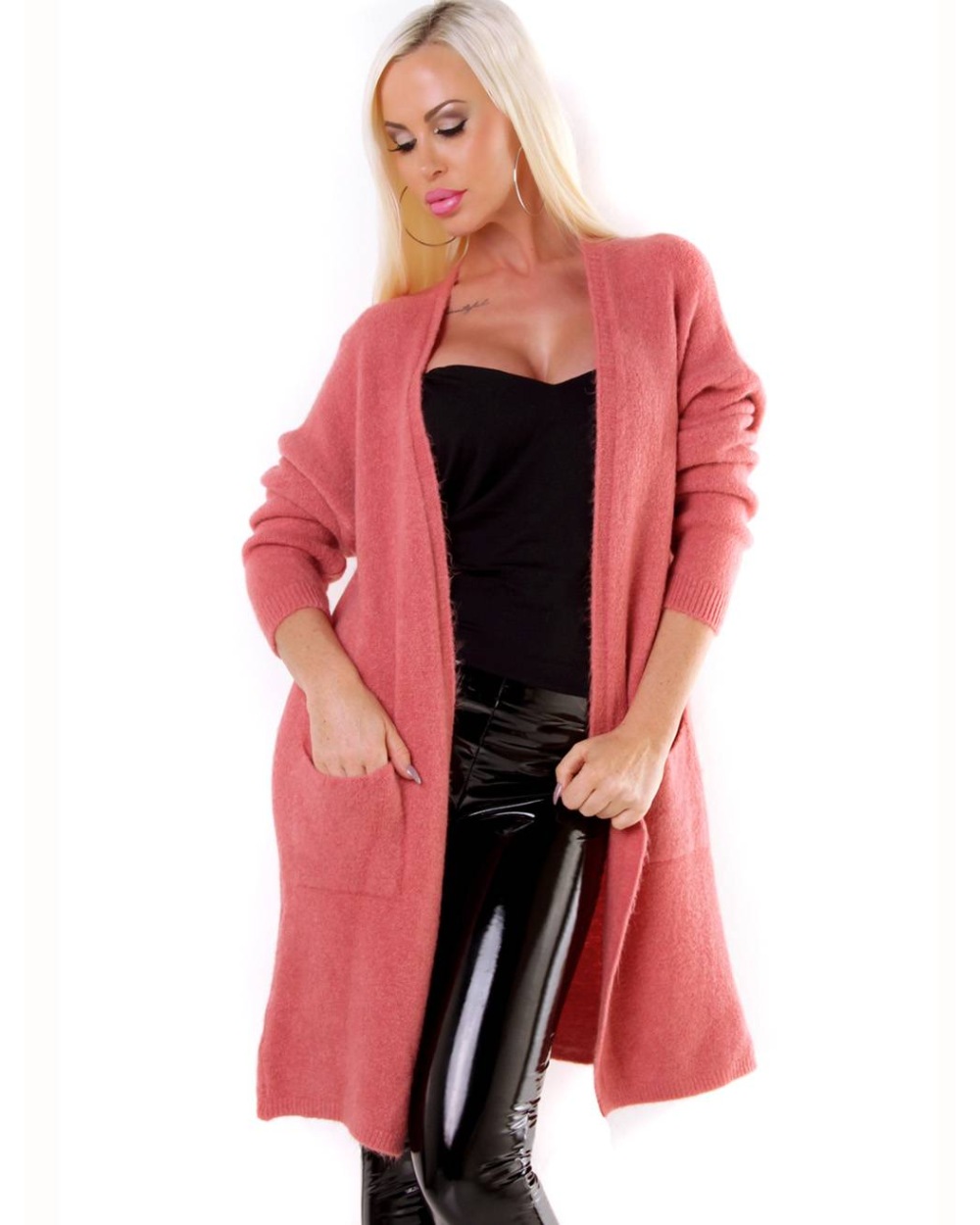 Jacke 5People!S - Flauschig - Koralle