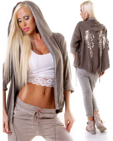 Jacke 5People!S - Engelsflügel - Khaki