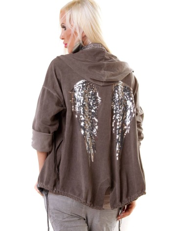 Jacke 5People!S - Engelsflügel - Khaki