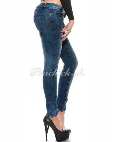Jeans Rose Player - Knöpfe - Blau
