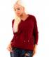 Pullover PPT Style - Hoody - Weinrot