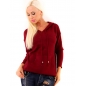 Pullover PPT Style - Hoody - Weinrot