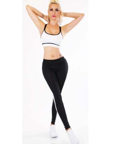 Sporty Leggings Holala - Netz - Schwarz