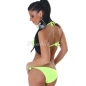 Bikini Power Flower - Strass - Neongelb