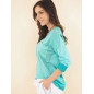 Langarmshirt Capucine - Glanz - Mint