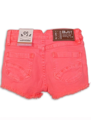 Girls DJ Dutch Jeans - Shorts - Neonpink