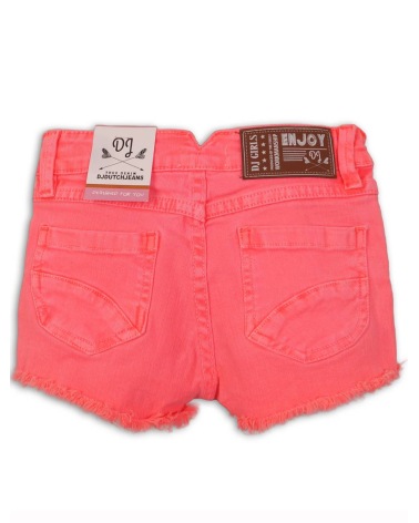 Girls DJ Dutch Jeans - Shorts - Neonpink