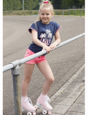 Girls DJ Dutch Jeans - Shorts - Neonpink